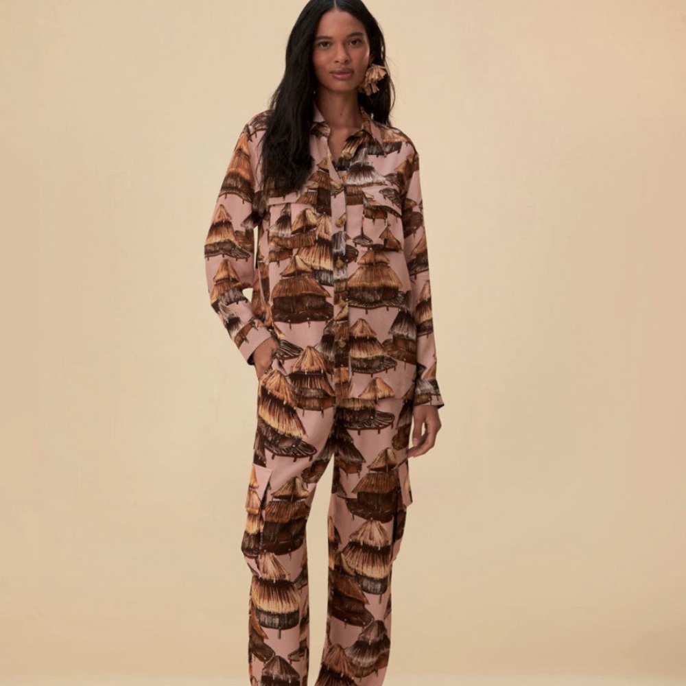 Farm Rio Shuhu Cargo Shirt and Pants